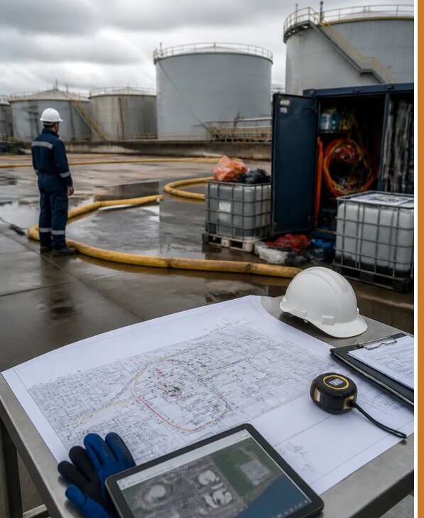 Разработка плана ликвидации разливов нефти в Добрянке